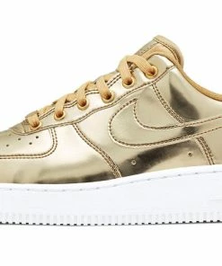 (WMNS) Nike Air Force 1 SP 'Liquid Metal - Gold' CQ6566-700 -Nike shoes-shop 1 36ce79ba 271d 455d be9b 7bcc91ffe076