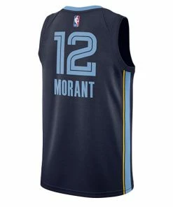 Nike NBA Basketball Sports Jersey Vest SW Fan Edition 2020 Season Gray Memphis Grizzlies Morant No. 12 Blue CW3670-419 -Nike shoes-shop 1 6e21e68e 2932 48b9 9d5c cd72eb25ddf5