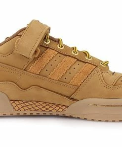 Atmos X Adidas Originals Forum Low Wheat Sneakers Brown/Yellow GX3953 -Nike shoes-shop 1 8d42fc0c 384d 43e4 b607 1912d2f579aa
