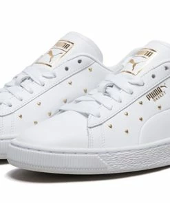 (WMNS) Puma Basket Studs 'White' 369298-01 -Nike shoes-shop 2 0fd7e913 ddf2 46c8 a522 8d37f3a890ba