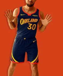 Nike NBA Stephen Curry Golden State Warriors Jersey City Edition Dark Blue CN1729-421 -Nike shoes-shop 2 1e591294 06a1 47bc bb4b cd4a123dd166