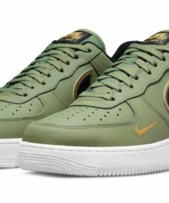 Nike Air Force 1 '07 LV8 'Metallic Swoosh Pack - Oil Green' DA8481-300 -Nike shoes-shop 2 23b43473 3d52 4c86 b8c3 5e4892b01081