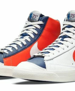 Nike NBA X Blazer Mid '77 EMB '75th Anniversary - Knicks' DD8025-100 -Nike shoes-shop 2 2c99312d 08b5 4006 9c13 287e45bc9487