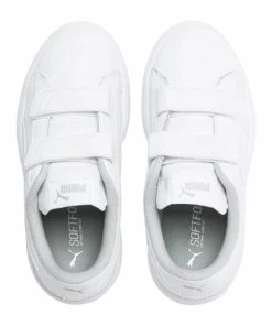 (Little Kid) PUMA Smash V2 Leather 'Triple White' 365173-02 -Nike shoes-shop 2 44075030 8baf 4b92 9f1e 92db3773a109