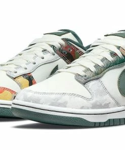 Nike Dunk Low SE 'Sail Multi-Camo' DH0957-100 -Nike shoes-shop 2 5265a2c4 bce4 4870 965a eb783fff994a