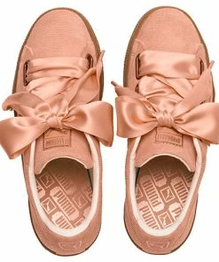 (WMNS) PUMA Basket Heart Corduroy 'Pink Brown' 366729-01 -Nike shoes-shop 2 69d4c04f 7d6c 4072 8120 2544e11e4ea9