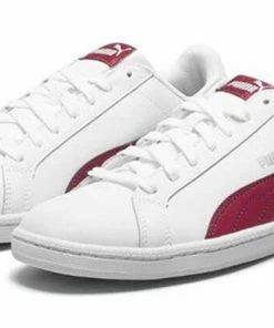 PUMA Smash Leather 'White Tibetan Red' 356722-23 -Nike shoes-shop 2 6badac7a 37db 40ea a38d e31b2ab93881