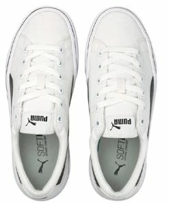 (WMNS) PUMA Kaia Platform 'White Black' 383804-01 -Nike shoes-shop 2 736f4f32 1b21 4ab2 9761 9df24d59349b