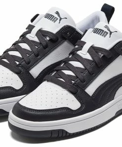 PUMA Unisex Rebound Sneakers White/Blue 369866-17 -Nike shoes-shop 2 7f333847 330b 419b 8e5c 9bfa82bb7f8e