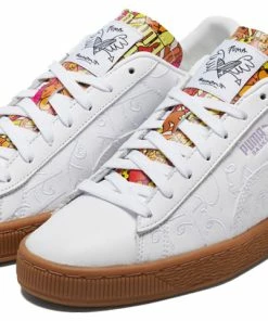 PUMA Romero Britto X Basket 'Embroidered - White Gum' 381095-01 -Nike shoes-shop 2 7fe017d5 d02f 46a9 b33d 076caff819fa