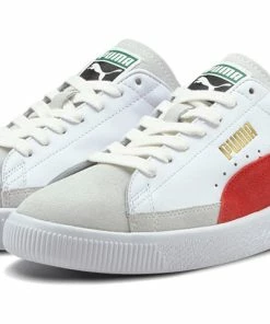 PUMA Basket Vtg Casual Shoes White/Red/Grey 374922-02 -Nike shoes-shop 2 90ee65fa 74ef 45a9 8353 4fe7b5c87b63