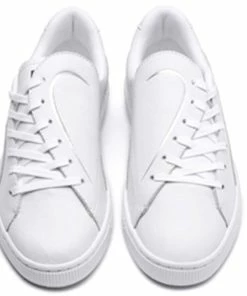 (WMNS) Puma Basket Crush Emboss 'White' 369595-01 -Nike shoes-shop 2 92291326 59eb 4959 a231 b3e7ba1e7a23