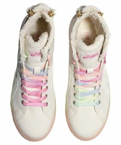 (WMNS) Asics Double Clutch Retro Fleece High Board Shoe Milk White 1202A078-101 -Nike shoes-shop 2 a23a8cb9 ff6a 471a 8ff7 7f7b82b3b82b