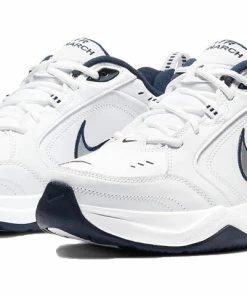 Nike Air Monarch IV 'White Navy' 415445-102 -Nike shoes-shop 2 acca59b3 c85d 4ae8 a763 ff1506ef4563