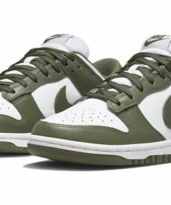 (WMNS) Nike Dunk Low 'Medium Olive' DD1503-120 -Nike shoes-shop 2 d73b33e3 1d66 4a8b 9f8e 6b3ba644fe89