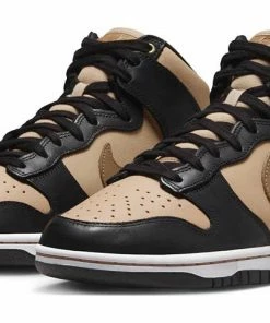 (WMNS) Nike Dunk High LXX 'Black Flax' DX0346-001 -Nike shoes-shop 2 f12f429c 35a7 48d4 9893 cac9cea69ff7