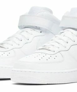 (WMNS) Nike Air Force 1 '07 Mid 'Triple ' DD9625-100 -Nike shoes-shop 2 febdd963 b4ab 40b1 bbd0 a51631fd4dd6