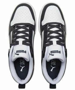 PUMA Unisex Rebound Sneakers White/Blue 369866-17 -Nike shoes-shop 3 1ee5074f 7180 4931 904d 0c4bce8d3101