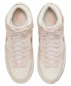 (WMNS) Nike Dunk High Up Rebel 'Pink Oxford' DH3718-102 -Nike shoes-shop 3 3a00b8b0 955c 4bff 9b6f 83021b3da864