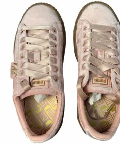 (WMNS) Puma Suede Platform Pink Skateboarding Shoes Pink 366721-02 -Nike shoes-shop 3 508a5211 bf94 43f4 8266 5c5439ad097d