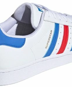 Adidas Originals Superstar Shoes White/Red/Blue H68095 -Nike shoes-shop 3 622bce2b 75dc 456b 8375 982de45fee15