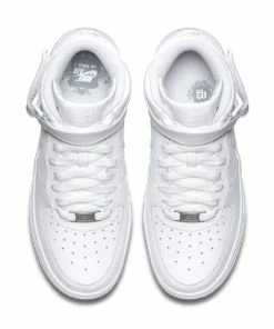 (GS) Nike Air Force 1 Mid '06 'White' 314195-113 -Nike shoes-shop 3 63c6951a 680e 4112 9cb1 202e4ca60e3d