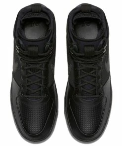 Nike Court Borough Mid Winter 'Triple Black' AA0547-002 -Nike shoes-shop 3 6bc89342 9a85 44f6 9ac9 aa67fdfdfc10