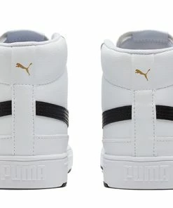 PUMA Unisex Serve Pro Mid-Top Sneakers White 382095-01 -Nike shoes-shop 3 8dee27b9 c1e6 4209 82e5 e053fb066306