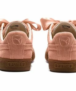 (WMNS) PUMA Basket Heart Corduroy 'Pink Brown' 366729-01 -Nike shoes-shop 3 bdc821be bf1f 405c 9a76 ea0cc8fd6595