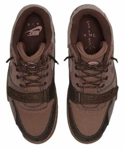 Nike Travis Scott X Air Trainer 1 SP 'Chocolate' DR7515-200 -Nike shoes-shop 3 c4e06d53 86e4 43b9 82b6 bb0f21984345