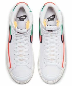 (WMNS) Nike Blazer Mid '77 'Infinite White Crimson' DC1746-103 -Nike shoes-shop 3 cf124155 f51e 4320 8527 7dd901037885