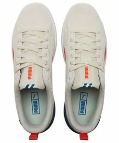 PUMA Suede Bloc 'Pristine Cherry Tomato' 381183-05 -Nike shoes-shop 3 d1159b42 90e9 447c b249 12548f49f192