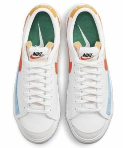 (WMNS) Nike Blazer Low '77 'White Orange' DC4769-105 -Nike shoes-shop 3 fb0b47ec ce06 4704 ba1f 87976402cdf6