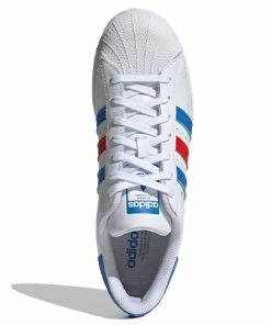 Adidas Originals Superstar Shoes White/Red/Blue H68095 -Nike shoes-shop 4 08870f6c 1125 4eee a5a3 85476f362ece