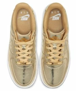 (WMNS) Nike Air Force 1 SP 'Liquid Metal - Gold' CQ6566-700 -Nike shoes-shop 4 2a23ba3e 0086 435a 9590 335560d3e678