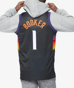 Nike NBA Retro Jersey Vest SW Fan Edition Phoenix Suns Devin Booker 1 Black CN1773-013 -Nike shoes-shop 4 7de23241 432b 41b1 ade2 2dea5462813f