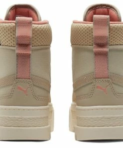 (WMNS) PUMA Mayze Mid Safari High-Top Sneakers Ivory 383688-01 -Nike shoes-shop 4 84356500 a04a 4a41 ab7d e2e47e231f97