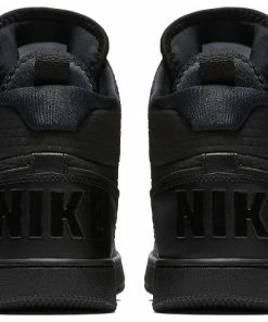 Nike Court Borough Mid Winter 'Triple Black' AA0547-002 -Nike shoes-shop 4 9a9b5f5d 30ea 475f 8d1c 1f5b3044f935