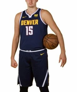 Nike NBA Basketball Sports Jersey Vest Denver Nuggets Jokic 15 Navy Blue Dark Blue CW3663-420 -Nike shoes-shop 4 f530e102 6055 4961 a136 6c08026b27c5