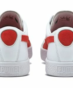 PUMA Basket Vtg Casual Shoes White/Red/Grey 374922-02 -Nike shoes-shop 4 f5bb1499 646e 4818 8bfc ccbe881f1945