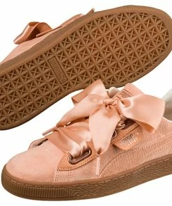 (WMNS) PUMA Basket Heart Corduroy 'Pink Brown' 366729-01 -Nike shoes-shop 4 fca6a9f0 77f5 477d aac1 fa7100d5378b
