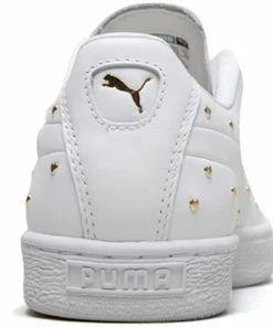 (WMNS) Puma Basket Studs 'White' 369298-01 -Nike shoes-shop 5 c5d791f0 18b0 461e b464 a0658b095da3