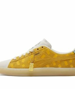 (WMNS) Haribo X Puma Suede Casual Shoes Yellow/Green 383459-01