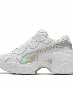 (WMNS) Puma Pulsar Wedge Wns Iri Daddy Shoes White/Silver 385251-01