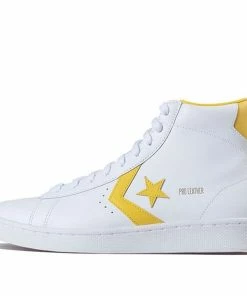 Converse Pro Leather High 'White Amarillo' 166812C