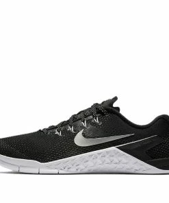 (WMNS) Nike Metcon 4 'Black Metallic Silver' 924593-001