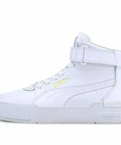 (WMNS) Puma Cali Sport Top Warm Up White 373436-01