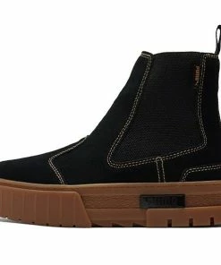 (WMNS) PUMA Mayze Chelsea Suede 'Black Gum' 382829-03