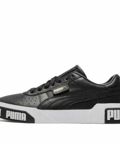 (WMNS) PUMA Cali Bold 'Black Metallic Gold' 370811-03