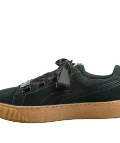 (WMNS) Puma Vikky Platform Ribbon Black/Gum 364979-01